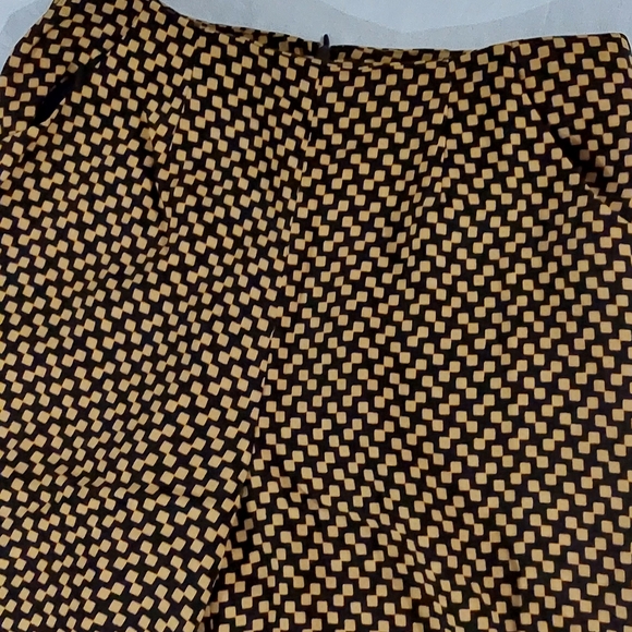 Ladies Fashion Square Pant Drapery Waist Zip - Picture 3 of 5